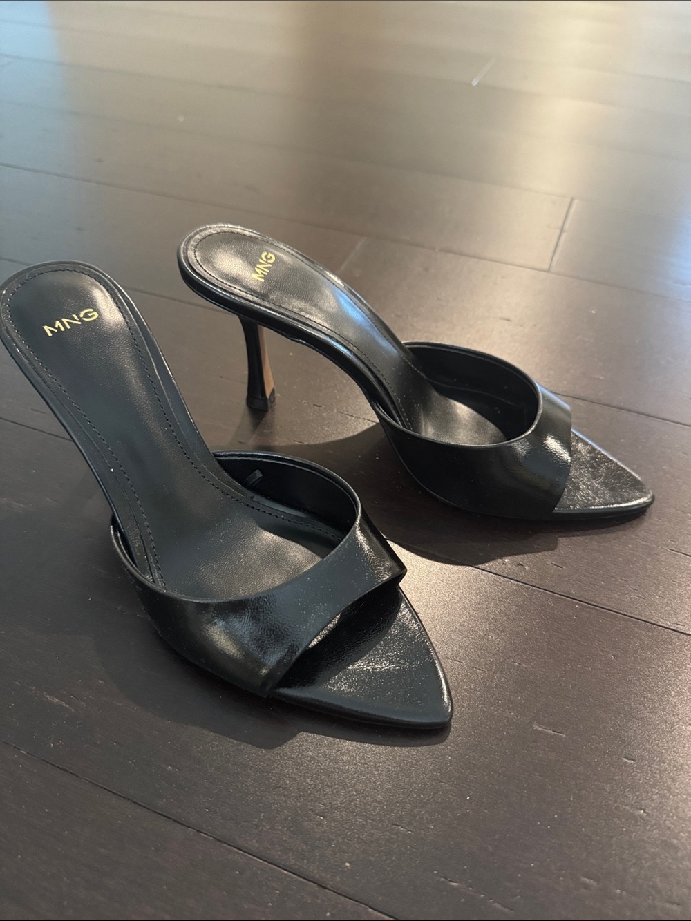 Mango Pointed Toe Mules